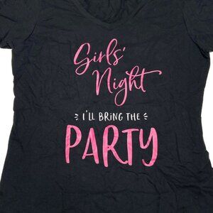 "Girls' Night" Women's Sm Black NOS T-Shirt